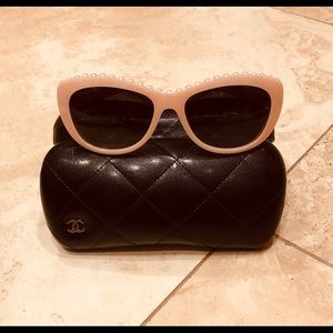 Authentic RARE Chanel Pearl Sunglasses